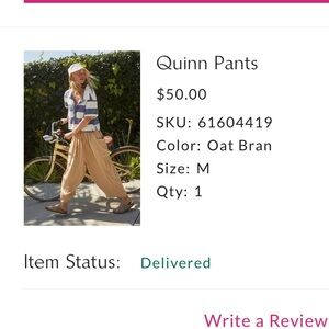 Free People Quinn Pants